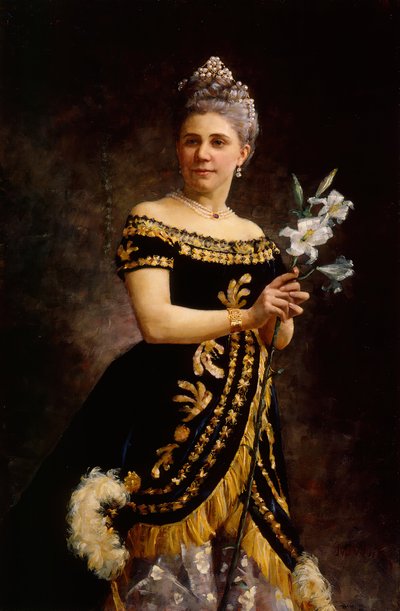 Portrait de la chanteuse d