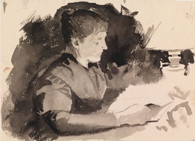 Femme lisant - Maria Wiik