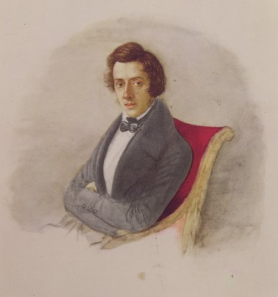 Portrait de Frédéric Chopin (1810-49) - Maria Wodzinska