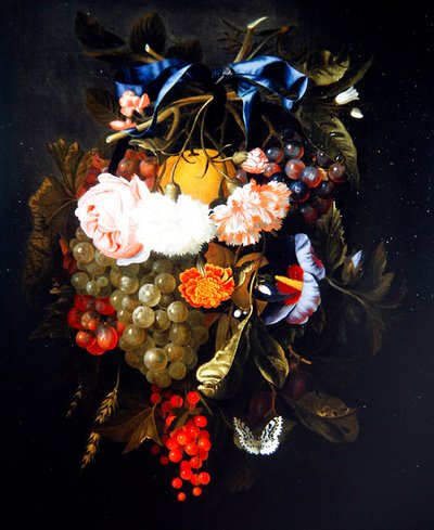 Guirlande de fleurs et de fruits - Maria van Oosterwyck