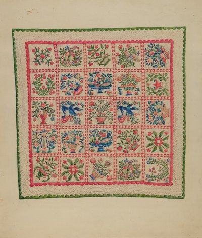 Courtepointe appliquée - Marian Curtis Foster