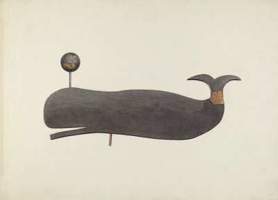 Girouette de baleine, vers 1938 - Marian Page