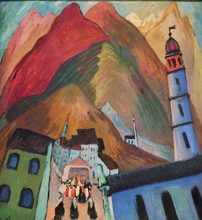 1924 Procession Werefkin près d