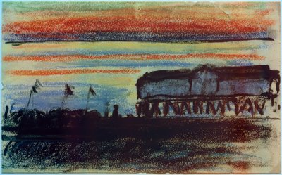 Bain familial à Zingst - Marianne von Werefkin