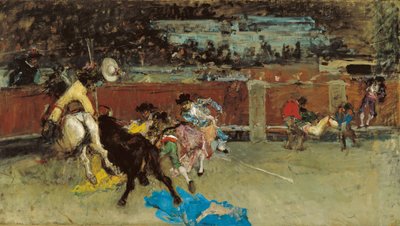 Corrida. Picador blessé - Fortuny, Maria - ca 1867 - Mariano Fortuny y Marsal