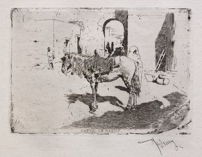 Cheval marocain - Mariano Fortuny y Marsal