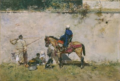 Orientalisme : une famille marocaine au bord de l