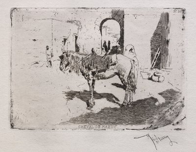 Cheval du Maroc - Mariano Fortuny y Carbó
