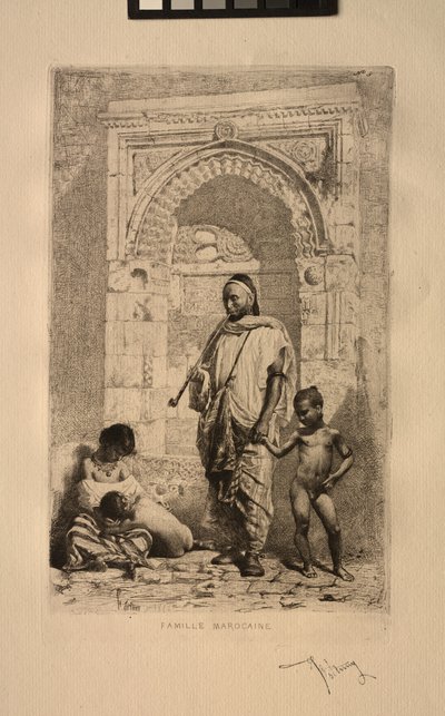 Famille marocaine, 1862 - Mariano José María Bernardo Fortuny y Carbó
