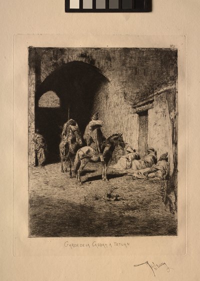 Garde de la Casbah à Tétouan - Mariano Fortuny y Carbó