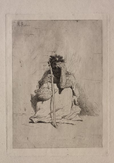 Mendiant assis - Mariano José María Bernardo Fortuny y Carbó