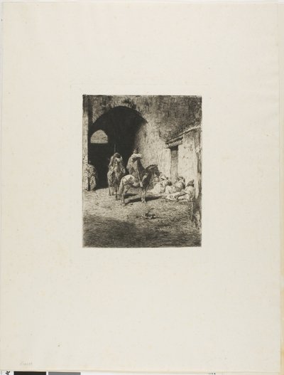 Garde de la Casbah à Tétouan - Mariano Fortuny y Marsal
