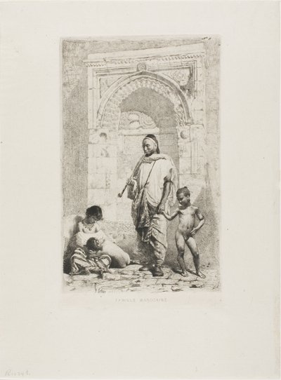 Famille marocaine - Mariano Fortuny y Marsal