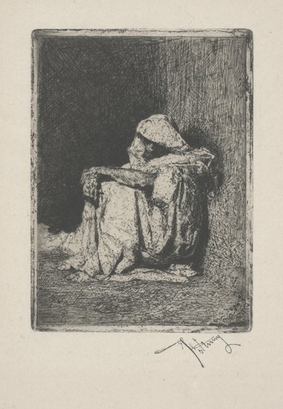 Arabe assis - Mariano José María Bernardo Fortuny y Carbó
