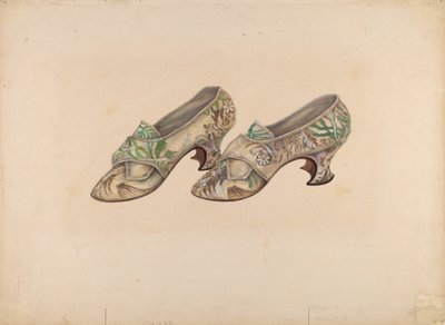Chaussures de femme, vers 1939 - Marie Alain