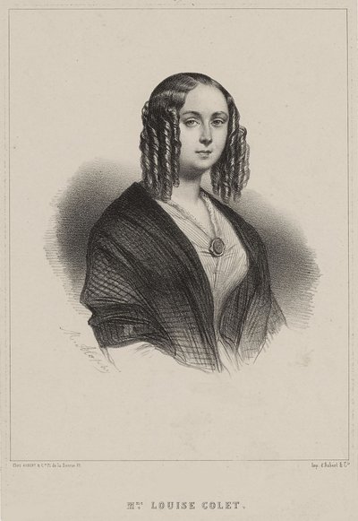 Louise Colet, 1843 - Marie Alexandre Menut Alophe