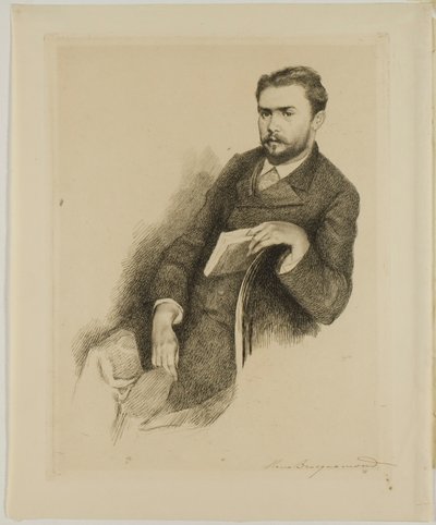 Portrait du critique Gustave Geffroy - Marie Bracquemond