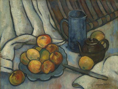 Pommes, théière et cruche, vers 1919 - Marie Clementine (Suzanne) Valadon
