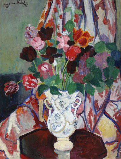 Vase avec tulipes, 1927 - Marie Clementine (Suzanne) Valadon