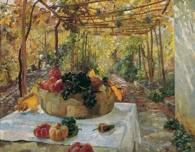 Dans la pergola - Marie Egner