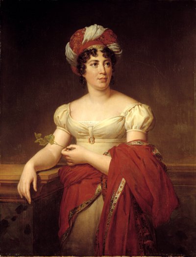 Portrait de Germaine Necker, baronne de Staël-Holstein dite Madame de Staël - Marie Eleonore Godefroid