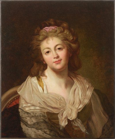 Autoportrait, seconde moitié du 18e siècle - Marie Genevieve Bouliard