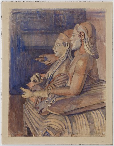 Sarcophage étrusque au Louvre - Marie Henriques