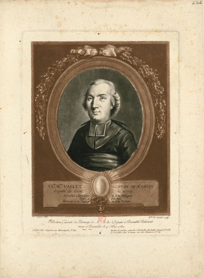 Portrait de Claude-Benjamin Vallet, 1754-1826, 1789 - Marie Louise Suzanne Champion de Cernel