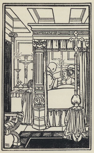 Illustration pour Le Songe de Gérontius par le Cardinal Newman - Marie Preaud Webb