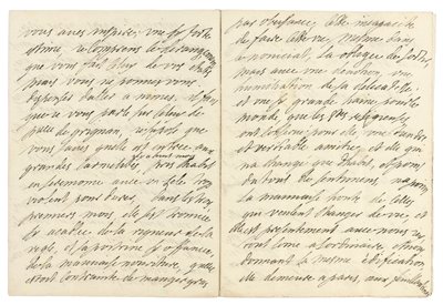 Lettre autographe à Philippe Moulceau, Livry, 25 octobre 1686 - Marie de Rabutin Chantal Sévigné