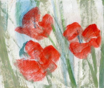 Fleurs rouges - Marina Falco