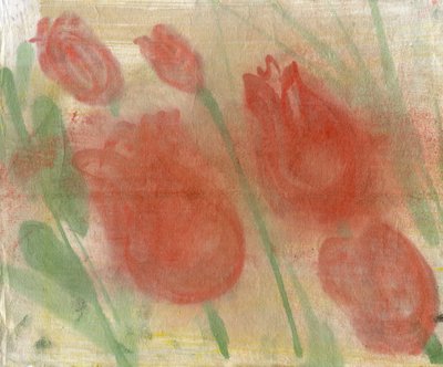 Tulipes rouges 1, 2020 - Marina Falco