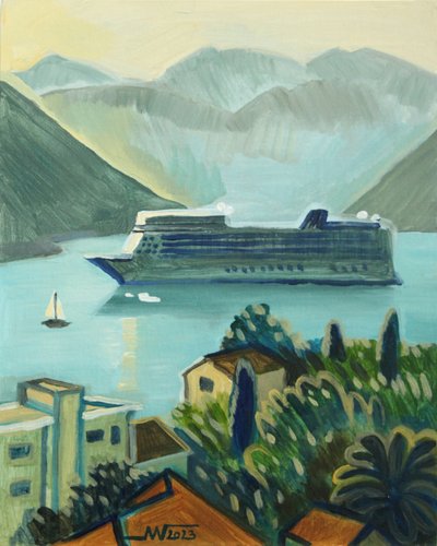 Vue depuis un bateau de croisière côtière - Marina Gorkaeva