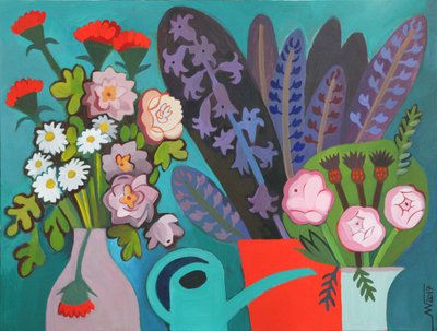 Fleurs modernes et colorées - Marina Gorkaeva