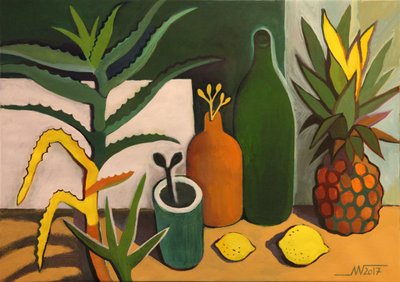 Nature morte tropicale moderne - Marina Gorkaeva