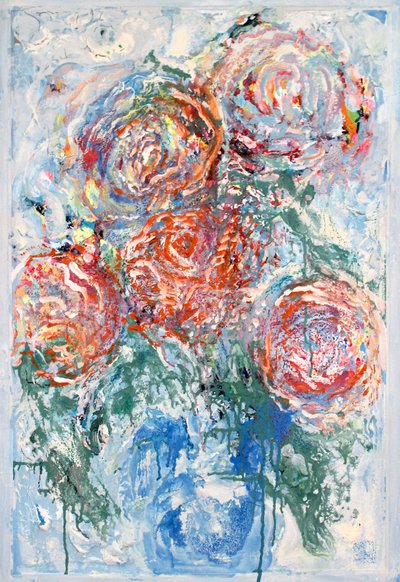 Abstrait floral éclatant - Marina Nelson