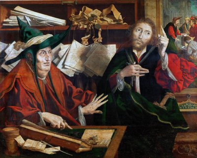La parabole du gérant malhonnête - Marinus van Reymerswaele