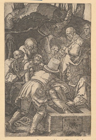 La Mise au tombeau, 1567 - Mario Cartaro