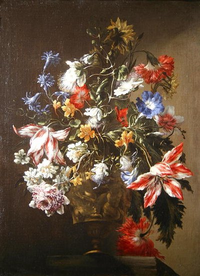 Nature morte de fleurs dans un vase - Mario dei  Fiori