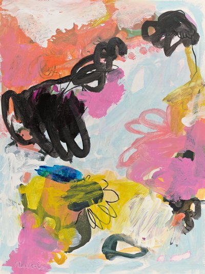 Fleur abstraite joyeuse - Marisol Evora