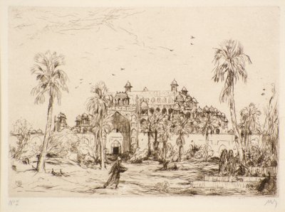 Sans titre [Palais en Afrique du Nord] - Marius Alexander Jacques Bauer