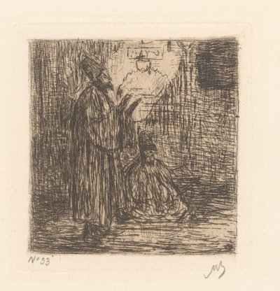 Derviches priant - Marius Bauer (signed by artist)