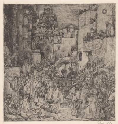 La multitude emplissait d