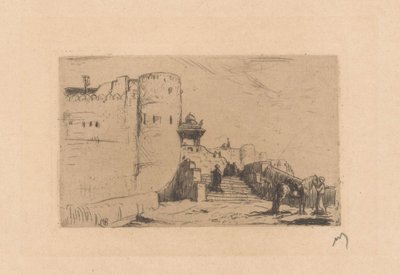 Murs du temple à Palitana - Marius Bauer (signed by artist)