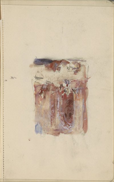 Rue avec des figures assises près d