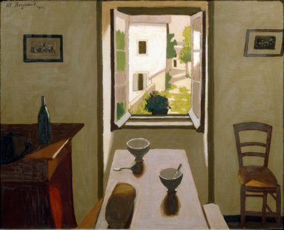 La table et les deux bols - Marius Borgeaud