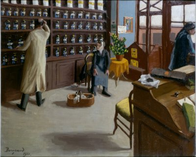 La pharmacie - Marius Borgeaud