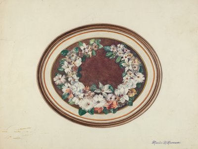 Couronne de plumes, vers 1940 - Marius Hansen