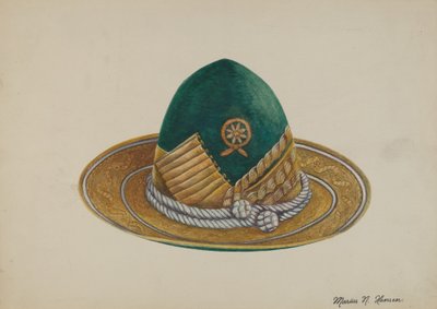 Sud-ouest espagnol : Chapeau, vers 1937 - Marius Hansen