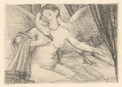 Léda et le cygne - Marius Holleman